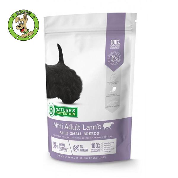 nature-s-protection-mini-adult-lamb-hrana-za-odrasle-pse-malih-rasa-500g
