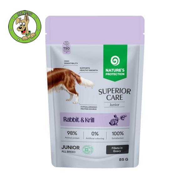 nature-s-protection-junior-rabbit-krill-hrana-za-mlade-pse-svih-rasa-85g