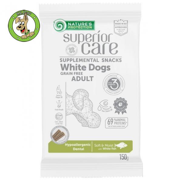 nature-s-protection-white-dog-hypoallergenic-dental-with-white-fish-poslastice-za-pse-bele-boje-dlake-150g