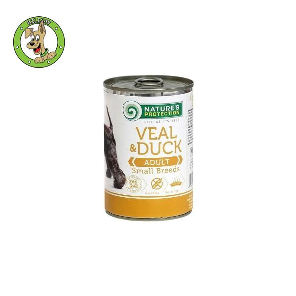 nature-s-protection-adult-small-breed-veal-duck-hrana-za-odrasle-pse-malih-rasa-400g