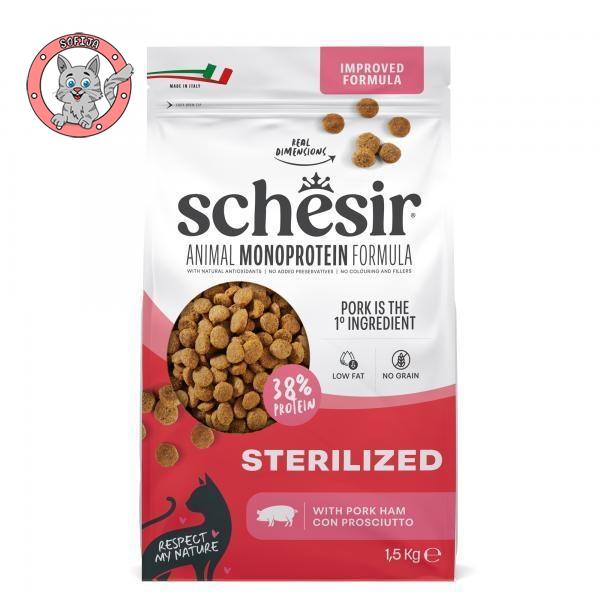 schesir-dry-sterilized-and-light-ham-hrana-za-odrasle-sterilisane-macke-1-5kg