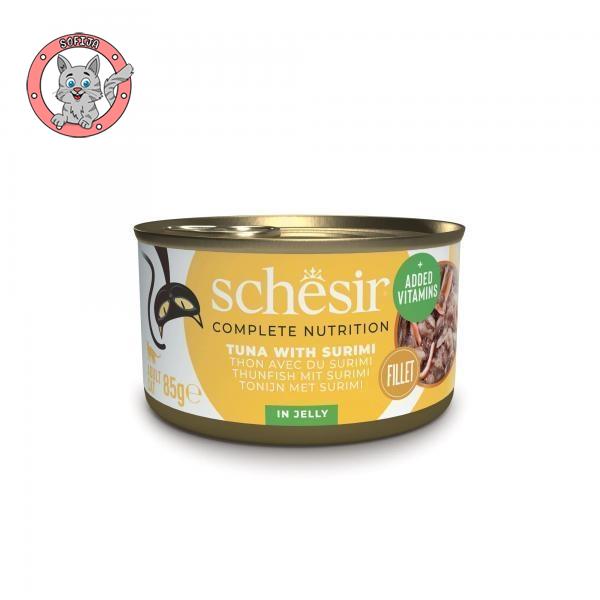 schesir-tuna-i-surimi-u-zeleu-hrana-za-odrasle-macke-85g-