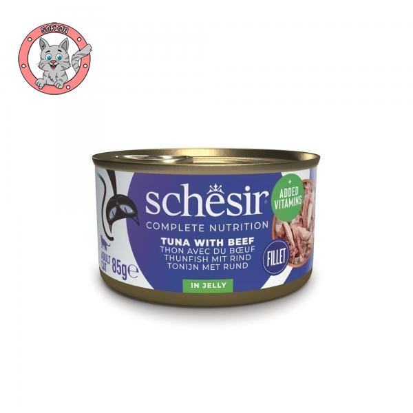 schesir-tuna-i-govedina-u-zeleu-hrana-za-odrasle-macke-85g-