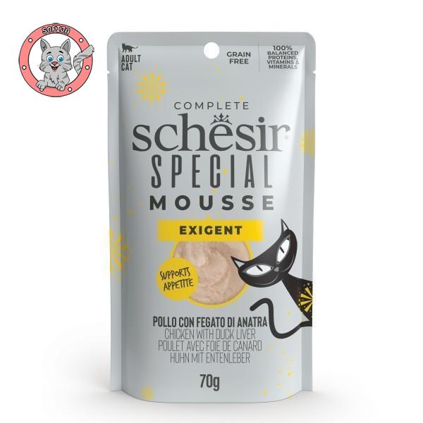 schesir-cat-special-exigent-mousse-piletina-paceca-jetra-i-jaja-hrana-za-odrasle-macke-70g