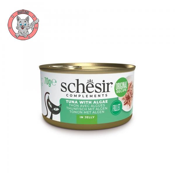 schesir-cat-tuna-sa-algama-u-zeleu-dopunska-hrana-za-odrasle-macke-70g