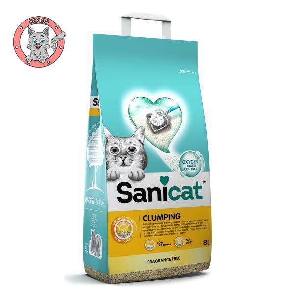 sanicat-clumping-unscented-grudvajuci-posip-za-macke-8l-
